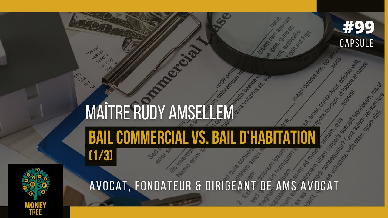 Miniature de l'épisode vidéo #99 : bail commercial vs bail d'habitation (1/3)